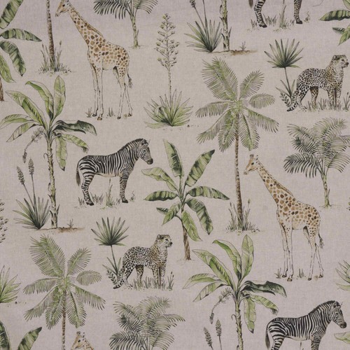 Safari linen fabric - linen, |