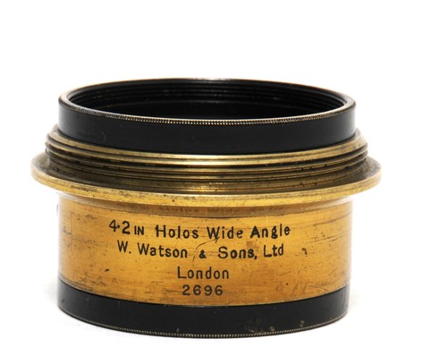 British brass lens - lens, watson