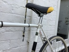 Vintage Viking Road Bike Frame Set Reynolds 531, 1960s, 23-inch Frame White