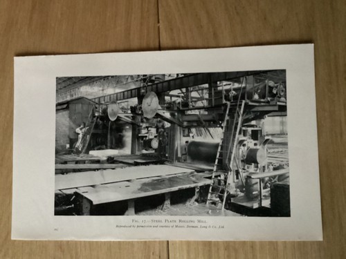 Steel plate rolling mill - plate, 1936