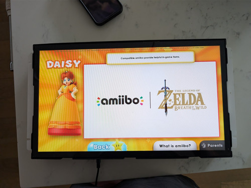 Amiibo kiosk display screen - amiibo,