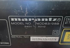 Marantz CD-63  (74CD63/05B) -