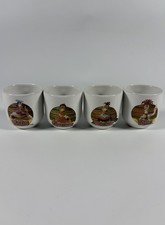 4 x Chicken Run - Egg Cups - Dreamworks - Aardman - 2000 - All Perfect 