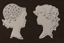 Cameo deco style silhouette