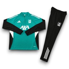 Liverpool F.C. 25/26 Adidas Green Third Adult Training Tracksuit - S-XXL