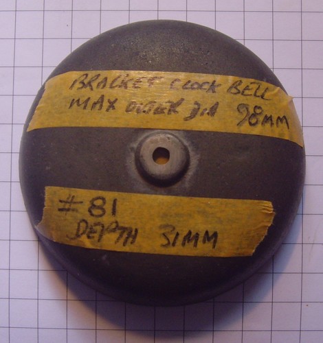 Clock bell for bracket clocks - bell,