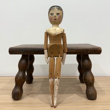 Victorian Peg Wooden Doll with