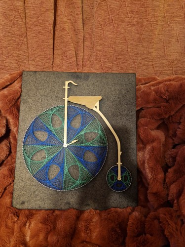 Vintage retro string nail pin - vintage,