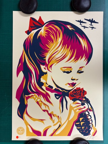 Shepard fairey war - shepard, numbers