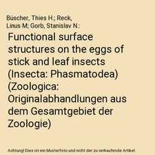 Functional surface structures on the eggs of stick and leaf insects 