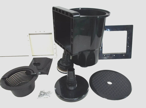 Standard black wall skimmer - in-wall,