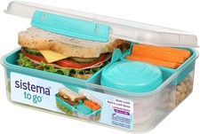Bento Box Lunch | Bento School Lunch Box with Compartments | 1.65 L | Food Stora