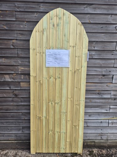 Arch top wooden - wooden, garden