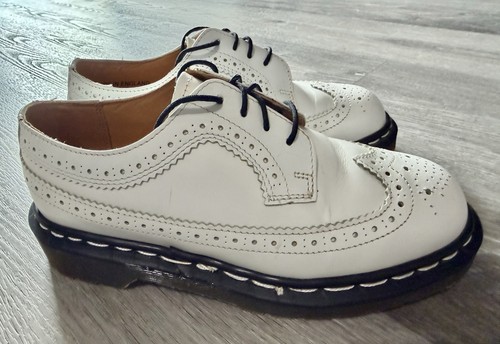 Martens white leather - martens,