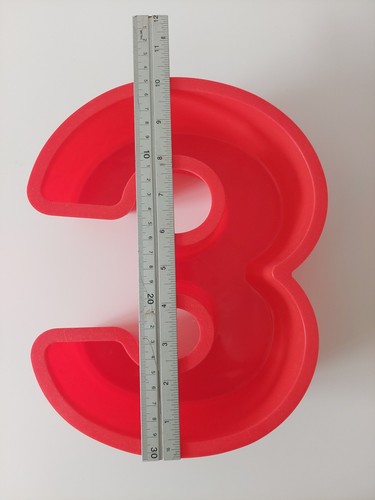 Number silicone cake mould - number,