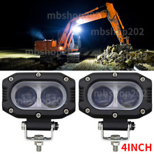 2x 4" Pods 12/24v Led Spot light Work Lights Lamp fit tractor recovery truck van