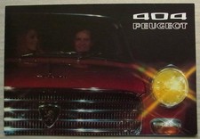 PEUGEOT 404 Car Sales Brochure