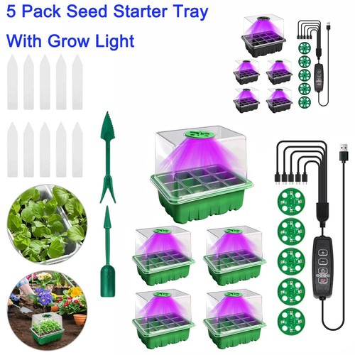 5pcs seed starter - w/, full