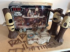 Vintage Star Wars Boxed ROTJ Ewok Village Playset / Complete