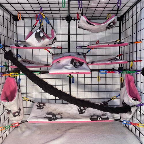 Sugar glider fleece cage - pc,