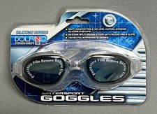 DOLFINO Premier SILICONE SERIES Watersport Swim Googles PC LENSES Pool DG-0623