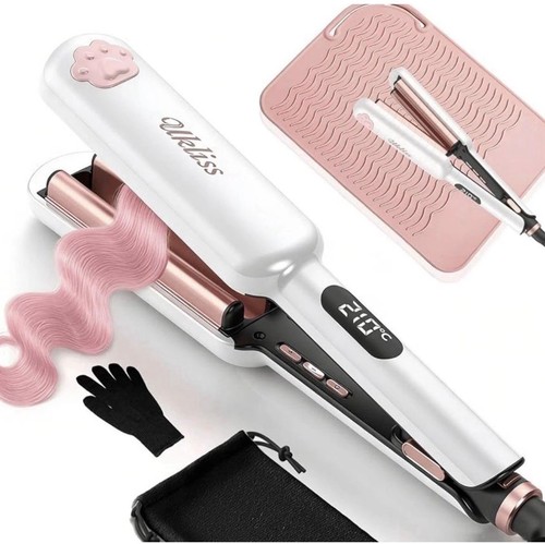 Hair crimper triple barrel - crimper,