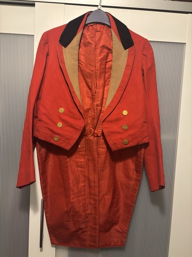 Victorian hunting dress - dress, coat