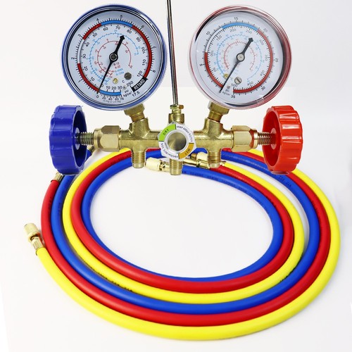 Way manifold gauge set - ac,