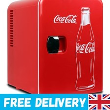 4L Coca-Cola Classic Refrigerator - Lightweight Portable for Travel & Dorms