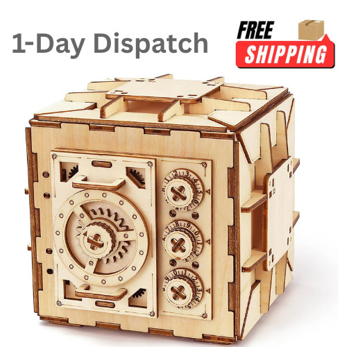 Wooden puzzle box advanced - wooden,