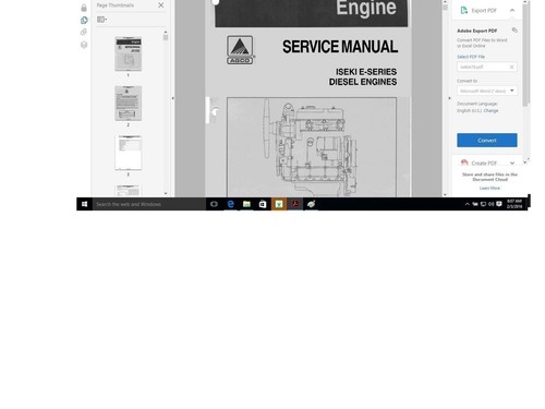 Iseki series cy diesel - e,