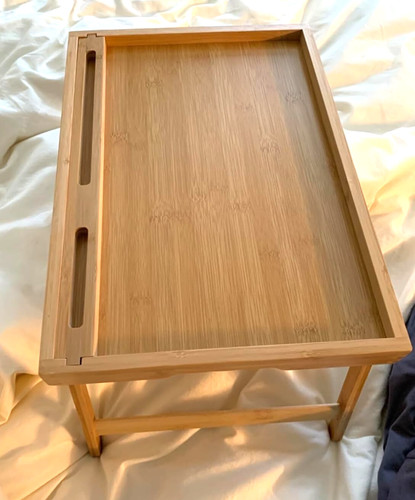 Bed tray table with - bed,
