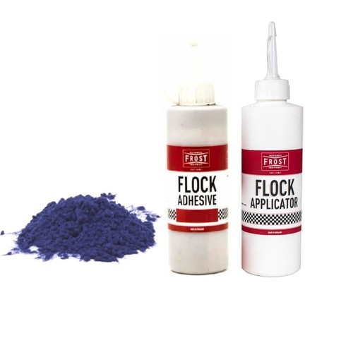 Blue flocking kit 250ml - kit,