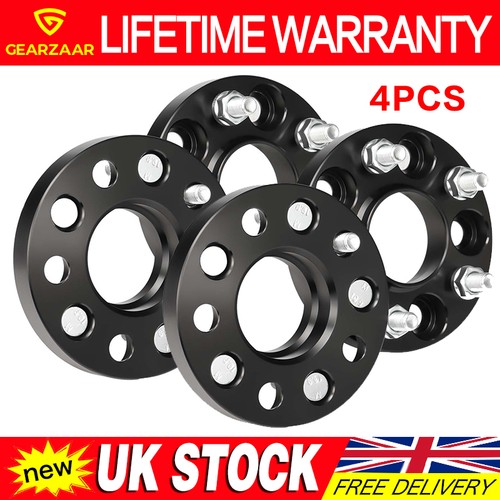 Black wheel spacers bolts - black,
