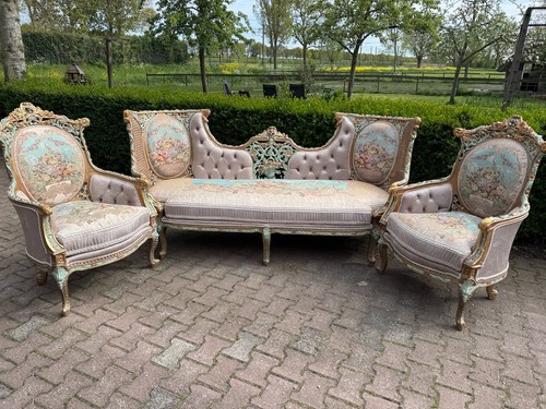 Sofa set french louis - sofa, xvi