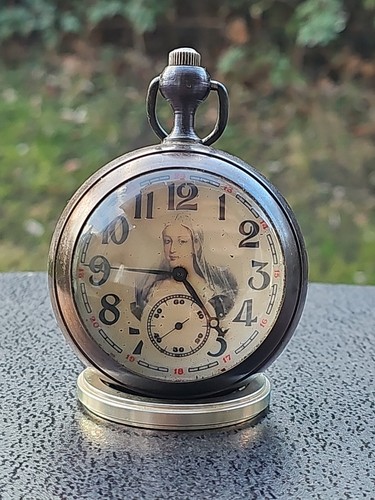 Ball clock brass crystal - clock, glass