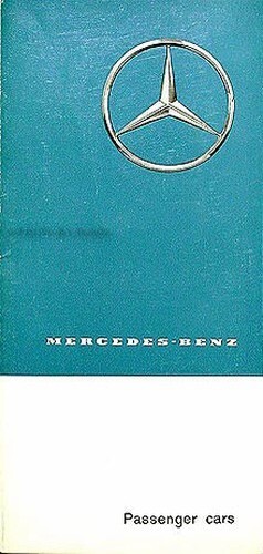 1963 mercedes sales folder 190 - 1963,