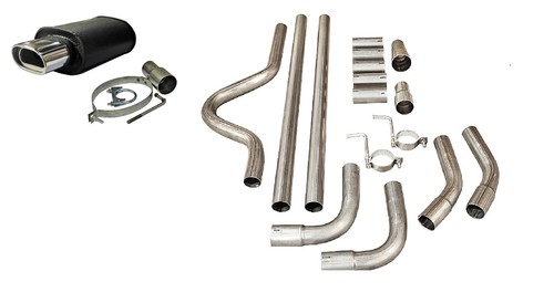 Cat back exhaust - back, system