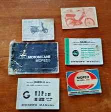 Lot of 6 vintage moped Owners