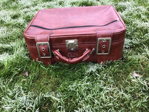 Old vintage 1970s travel case - vintage,