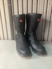 Hein Gericke Gore-Tex Motorcycle Boots - Unisex Size 43  - Black Leather