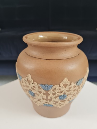 Vintage stoneware vase - vintage, –