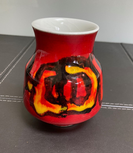Poole pottery delphis vase - pottery,