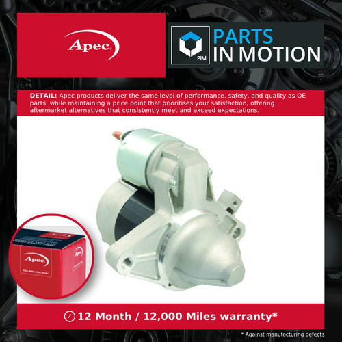 Starter motor asm1492 apec - motor,