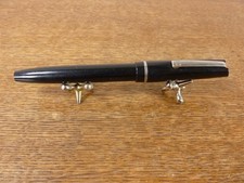 Black bodied osmiroid 65 fountain pen Broad Straight Italic nib cleaned