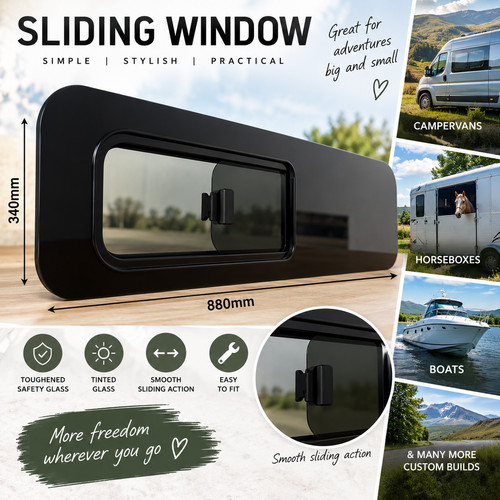 Campervan sliding window 880 - campervan,