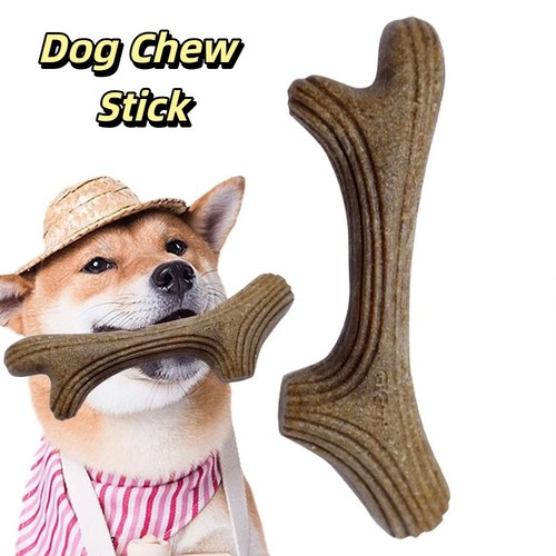 Wooden deer antlers dog - wooden, chew
