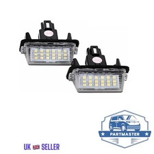 2X NUMBER PLATE LIGHT FOR