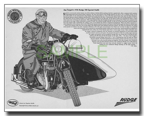 Rudge 500 special outfit - 500,