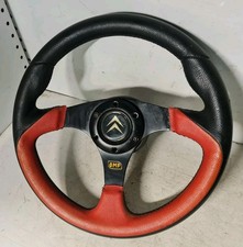 OMP Steering Wheel w/ Citroen ZX Boss Approx 32cm Diameter 